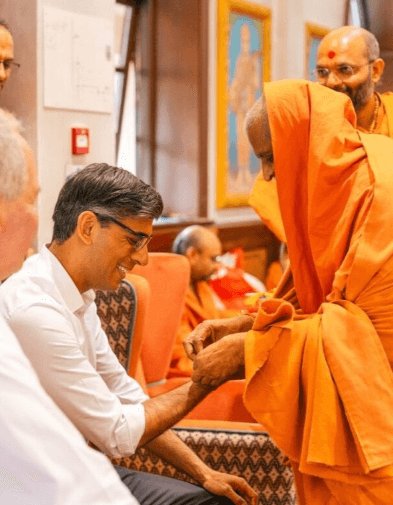 Sadhu Saints of Salangpur invited UK Prime Minister Rishi Sunak for this special event