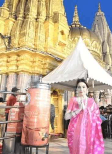 Nita Ambani offered Anant Ambani wedding kankotri at the feet of Kashi Vishwanath Mahadev