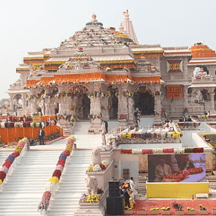 the roof of the sanctum sanctorum of Ayodhya Ram temple started dripping wate