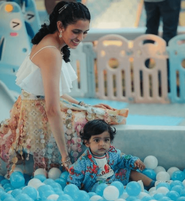 Akash and Shloka Ambani daughter Veda's first birthday photos