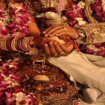 Muslim family living in this village of Gujarat got married