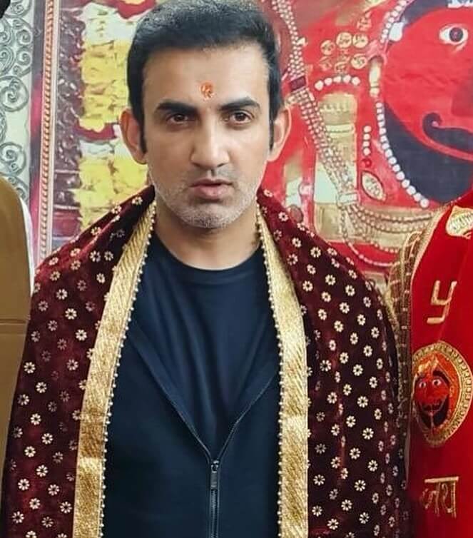 Cricketer Gautam Gambhir prays to Salasar Dham Lord Balaji