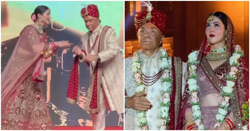 28-year-old beautiful girl and 70-year-old grandfather got married with pomp