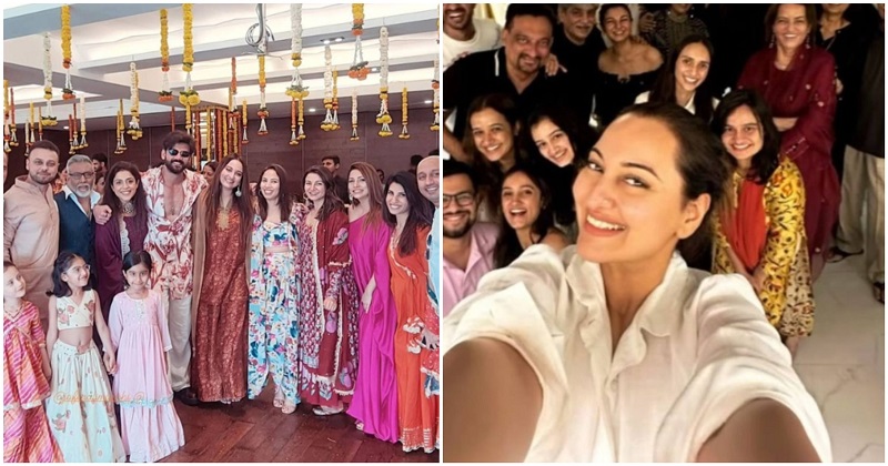 Sonakshi Sinha makes a splash at pre-wedding haldi ceremony